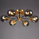 Axyaa Glass LED Chandelier - Modern Nordic Living Room Ceiling Lamp