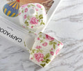 Axyaa Floral Rose Bone  Coffee Mug, Creative Flower Design, Ceramic Water Cup