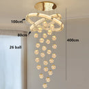 Axyaa LED Pendant Staircase Chandeliers for Modern Living Room Lighting