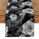 Axyaa Elegant Floral Table Runner for Dining Room Decor