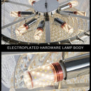 Axyaa Luxury Crystal Ceiling Chandelier for Elegant Interior Decor