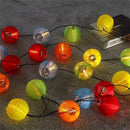 Axyaa Solar LED Lantern String Lights for Outdoor Garden Decoration