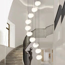 Axyaa Nordic Pendant Chandelier: Stylish Ceiling Light for Dining Room and Living Room