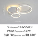 Axyaa LED Ceiling Lamp with Remote Dimming for Modern Home Decor