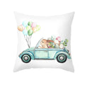 Axyaa Rabbit Flower Grass Ring Egg Pillow Sleeve Axyaa Sofa Seat Chair Decor