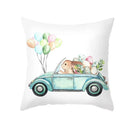 Axyaa Rabbit Flower Grass Ring Egg Pillow Sleeve Axyaa Sofa Seat Chair Decor