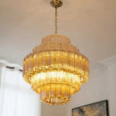 Axyaa Nordic Glass Pendant Lights for Living Dining Kitchen Island Chandelier