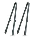 Axyaa Silicone Toast Tongs - Non-slip Cooking Clip Clamp BBQ Salad Tools