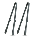 Axyaa Silicone Toast Tongs - Non-slip Cooking Clip Clamp BBQ Salad Tools