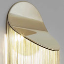 Luxury Axyaa Italy Tassel Wall Sconces Light Silver Gold