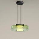 Axyaa Glass Pendant Light - Modern Minimalist LED Chandelier for Home, Restaurant, Bar