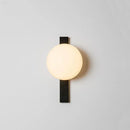Axyaa Glass Ball Wall Sconce for Home Bedroom Bedside & Living Room Lighting
