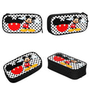 Axyaa Mickey Mouse Minnie Pencil Case - Big Capacity Zipper Pouch for Students