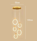 Axyaa Modern LED Pendant Chandeliers for Indoor Lighting