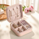 Axyaa Portable Foldable Jewelry Organizer Box Compact Travel Case