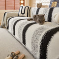Axyaa Chenille Sofa Cover: Universal, Anti-Slip, Comfy, All Season, Living Room Decoration
