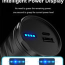 Axya Type-C USB Rechargeable LED Flashlight: Waterproof, Long Range Torch