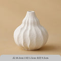 Ceramic White Vase for Home Decor by Axyaa