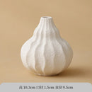 Ceramic White Vase for Home Decor by Axyaa