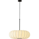 Axyaa Wabi-Sabi Silk Pumpkin Hanging Chandelier for Restaurant Tea Living Room Bedroom