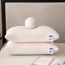 Axyaa Summer Feather Silk Pillow with Cool Doudou Ice Silk, Breathable Mesh Edge