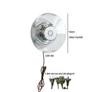 Axyaa Crystal LED Wall Lamp for Home Living Room Stair Lighting