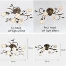 Axyaa Retro Flower Ceiling Light - Elegant European/French Style Lighting Fixtures