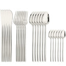 Axyaa Gold Mirror Stainless Steel Cutlery Set for Dining Wedding Restaurant