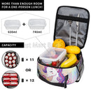 Axyaa Cartoon Unicorn Lunch Bag | Insulated Thermal Tote for Women Girls