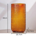 Axyaa Modern Glass Vase Hydroponic Flower Pot for Home Decor