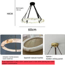 Axyaa Alabaster Marble Chandelier Ceiling Light for Bedroom & Entryway