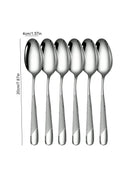 Axyaa Stainless Steel Silver High-End Star Diamond 30pc Tableware Set for Luxury Dining