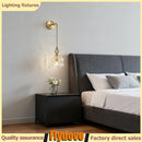 Luxury Brass Crystal Wall Lamp LED by Axyaa - Elegant Home Decor Lighting