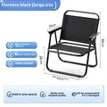 Axyaa Portable Beach Chair: Foldable Carbon Steel Outdoor Camping Stool