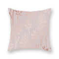 Axyaa Pink Gold Geometry Polyester Pillow Case 45*45cm Square