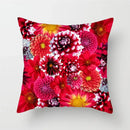 Sunflower Rose Dandelion Floral Cushion Cover for Home Decor 45X45CM by Axyaa
