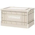 Axyaa Foldable Plastic Outdoor Storage Box for Tools, Camping, Clothes, and Toys