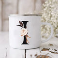 Enamel Creative Coffee Cups Vintage Design by Axyaa