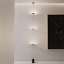 Axyaa Golden Hourglass Floor Pendant Lamp for Living Room, Bedroom - Minimalist Atmosphere