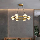 Axyaa LED Pendant Chandeliers for Modern Living and Dining Room Lighting