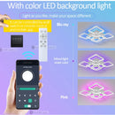 Axyaa LED Pendant Chandelier with Remote Control Dimmable Lighting