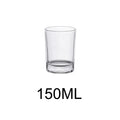 Axyaa Glass Water Cup: Transparent Drinking Glasses for Juice, Beer, and Coffee