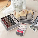 Axyaa Foldable Underwear Sock Bra Storage Box Wardrobe Organizer