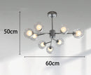 Axyaa LED Pendant Light Chandeliers for Staircase & Living Room, Modern Indoor Hanging Lamps
