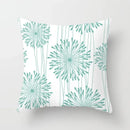 Modern Geometry Print Pillow Case for Home Decor by Axyaa - Mint Green Pillow Cover