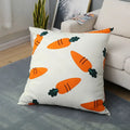 Axyaa Floral Series Pillowcase: Square Office Cushion Cover in Elegant Printing Pattern