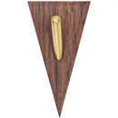 Axyaa Solid Wood Brass Hook for Key Coat Hat Handbag - HeMu Creative