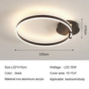 Axyaa Round Ring LED Ceiling Light Modern Minimalism Chandelier for Living Room