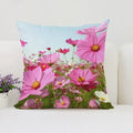 Axyaa Velvet Floral Pillow Covers for Home Decor and Sofa, 50x50 Throw Pillowcases