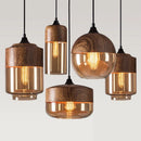 Retro Glass Chandelier for Home Decor by Axya